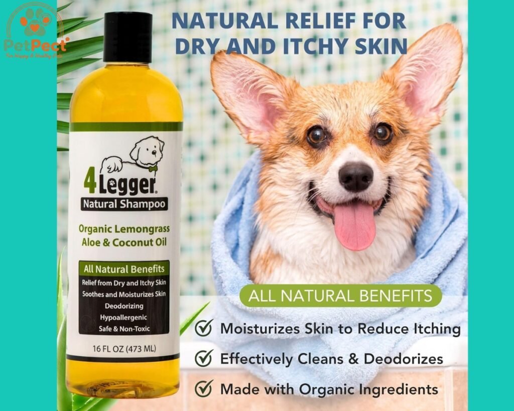 4 Legger Certified Organic Dog Shampoo