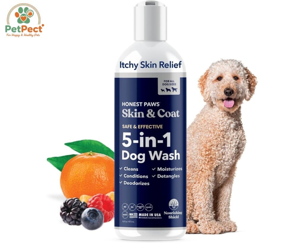 honest paw dog shampoo for itchy skin.