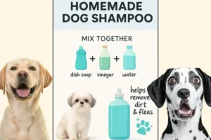 Homemade dog shampoo recipe