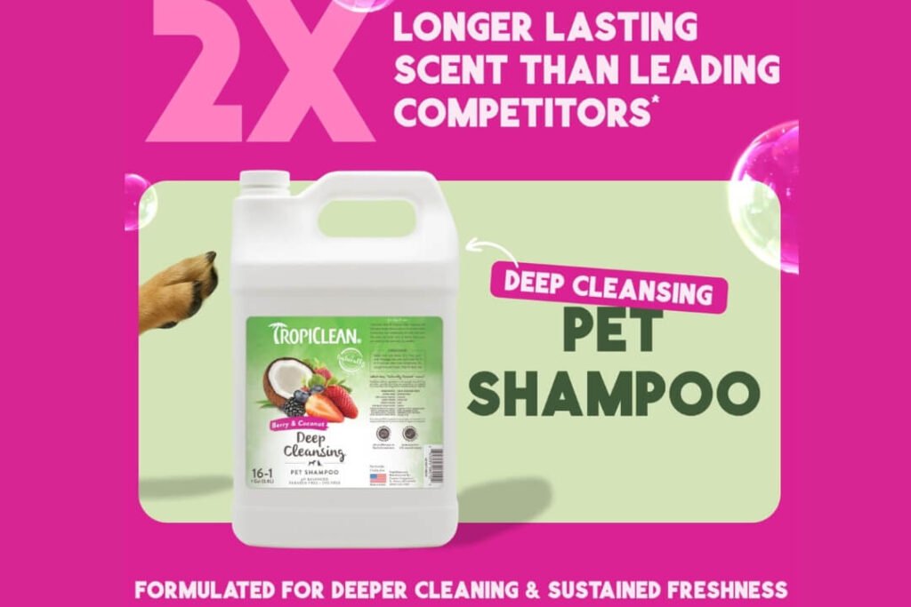 TropiClean Berry & Coconut Deep Cleansing