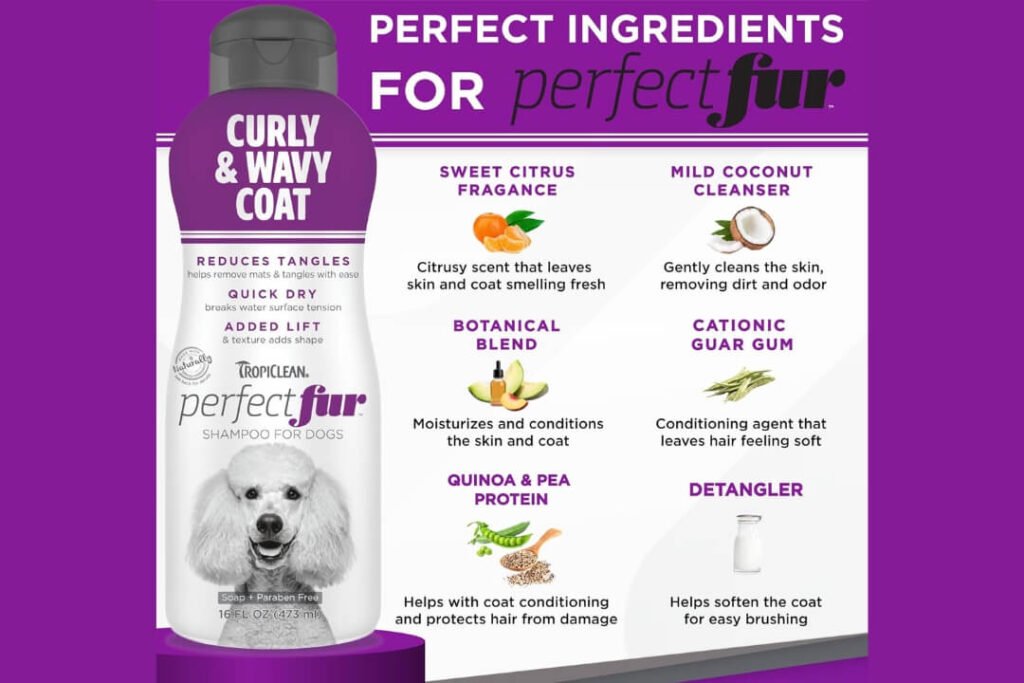 TropiClean PerfectFur Curly & Wavy Coat
