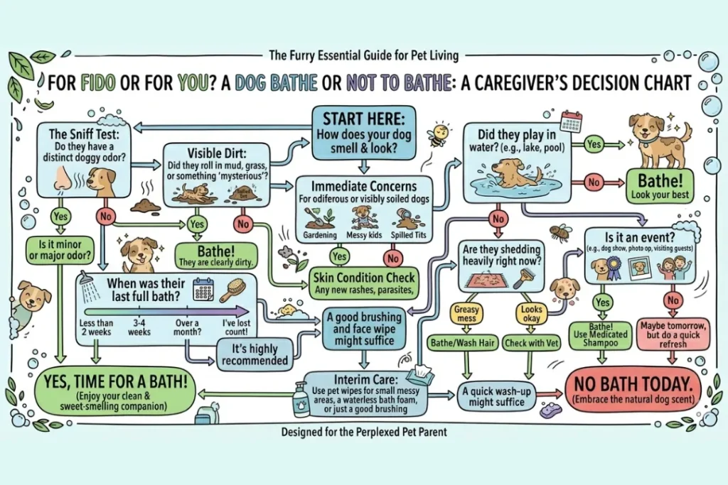 To Bathe or Not To Bathe" Diagnostic Chart